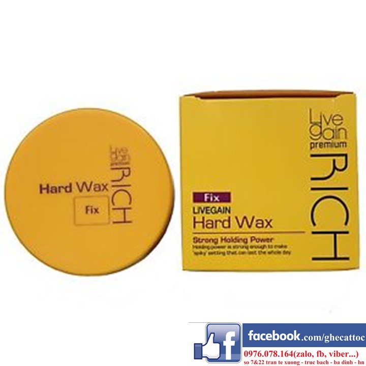 SÁP VUỐT TÓC LIVEGAIN SIÊU CỨNG HARD WAX FIX