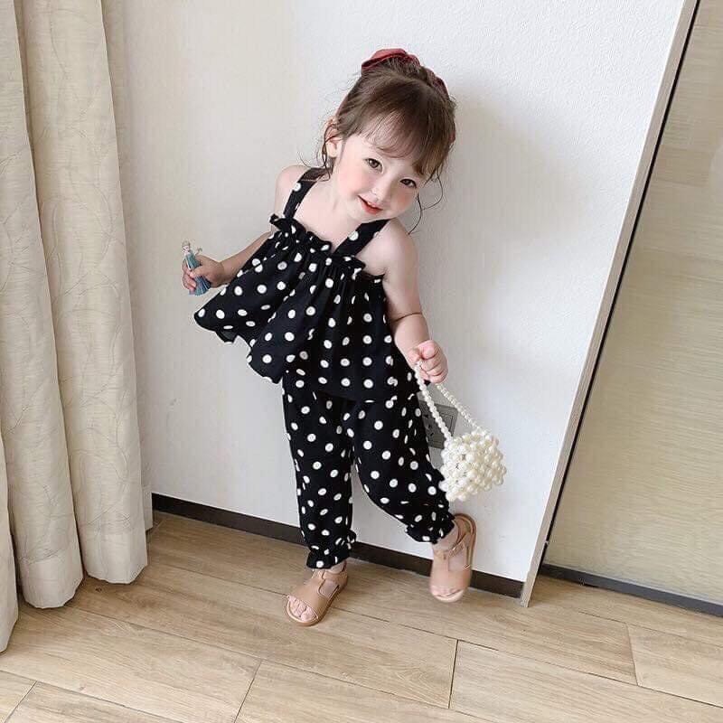 Set bộ 2 dây chéo quần boom siêu dễ thương