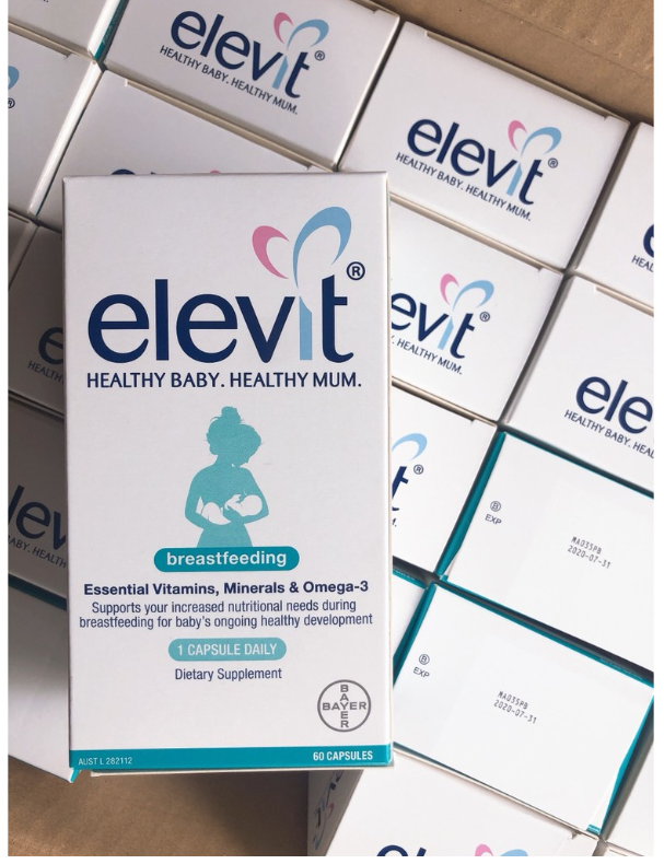 [HÀNG ÚC] Elevit sau sinh 60 viên Úc Elevit Bú Sau Sinh