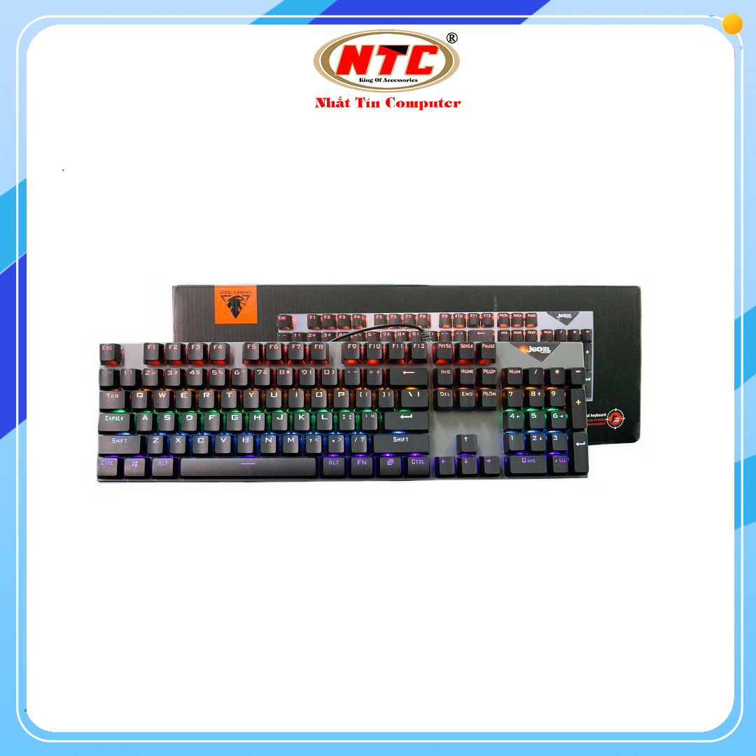 Bàn phím Cơ Gaming Jedel KL-95 - 20 chế độ Led, Anti Ghost nhiều phím