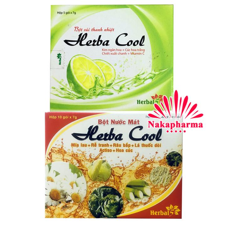 ✅ Bột nước mát Herba Cool – Thanh nhiệt, mát huyết, lợi tiểu, giảm nóng trong người