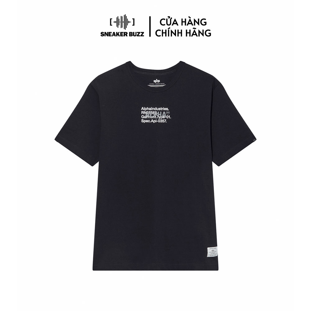 Áo alpha industries alpha code graphic tee mta53001c1-001
