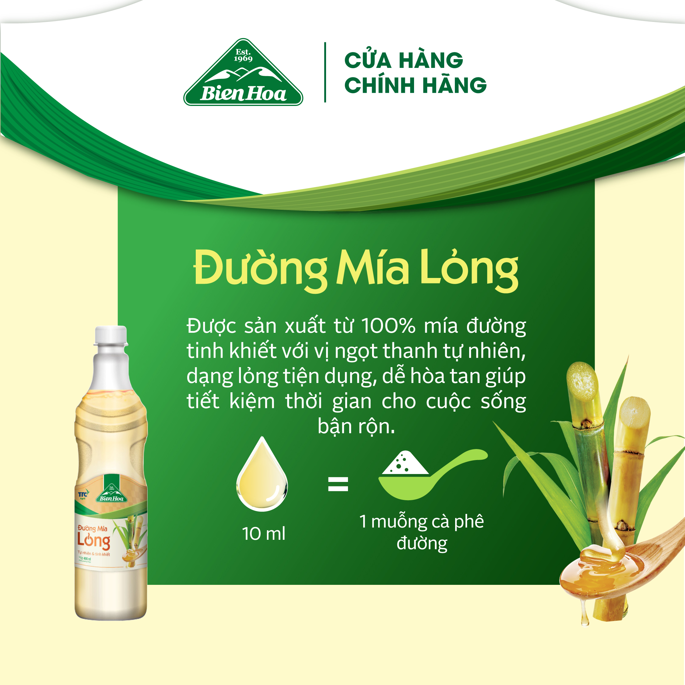 Thùng 24 Chai Đường Lỏng Biên Hòa 400ml/Chai