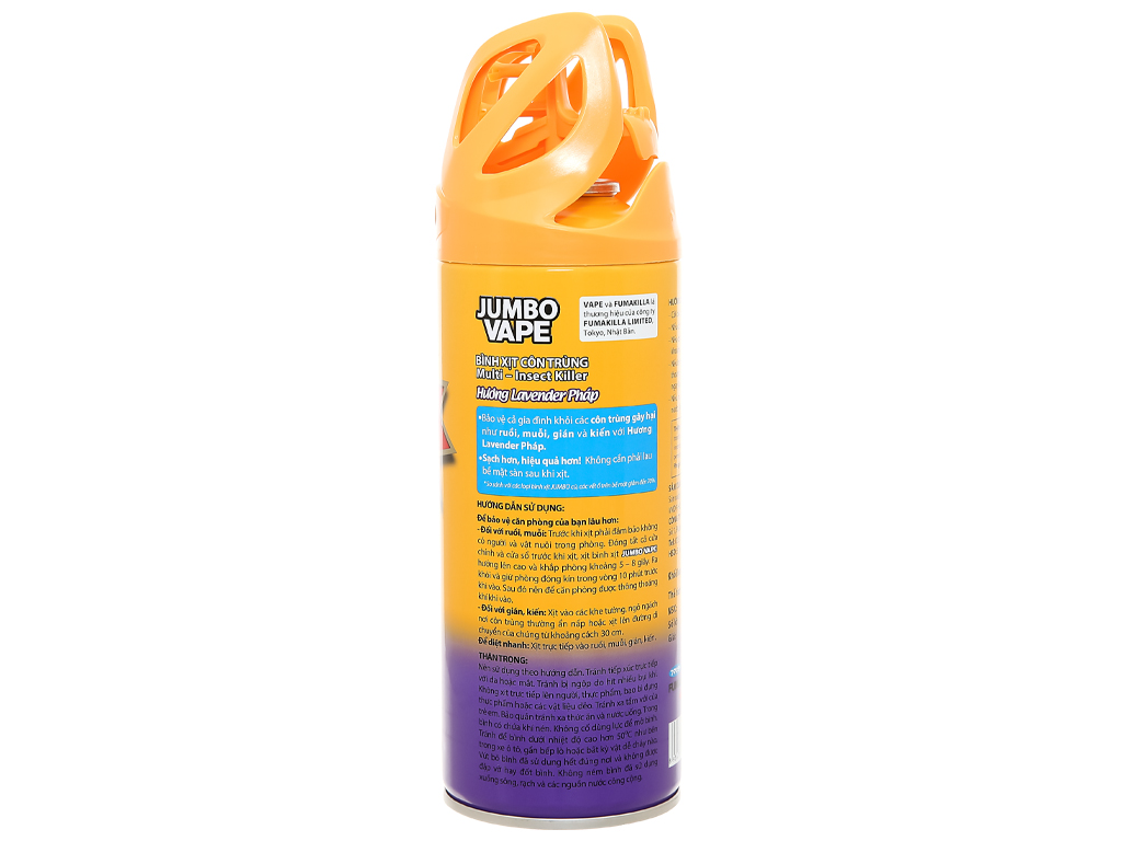 [Siêu thị WinMart] - Chai xịt côn trùng Jumo vape hương lavender 600ml