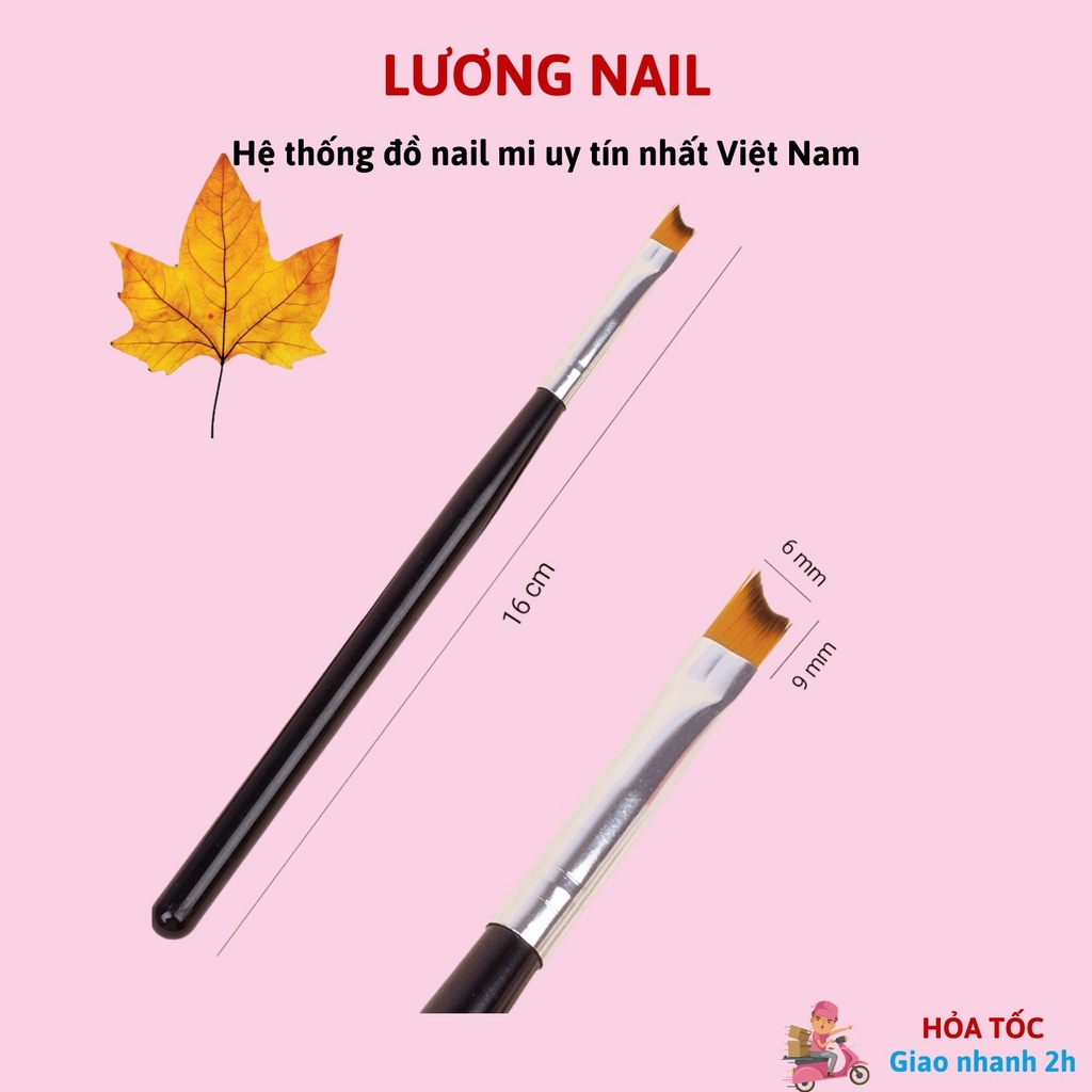 Cọ fen đầu móng cọ vẽ french đầu móng nail