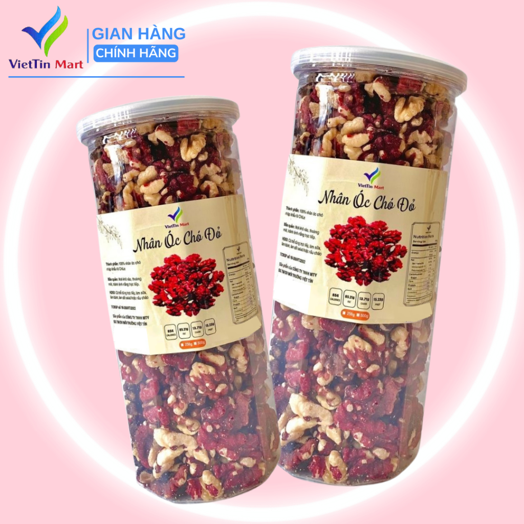 Nhân óc chó đỏ hàng xuất khẩu 500g