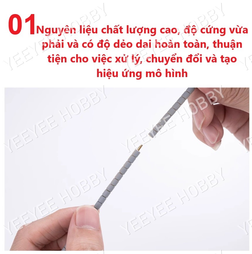 PHỤ KIỆN MOD HOBBY MIO - THANH ĐỒNG ĐẶC RUỘT 20CM (5 CÁI)