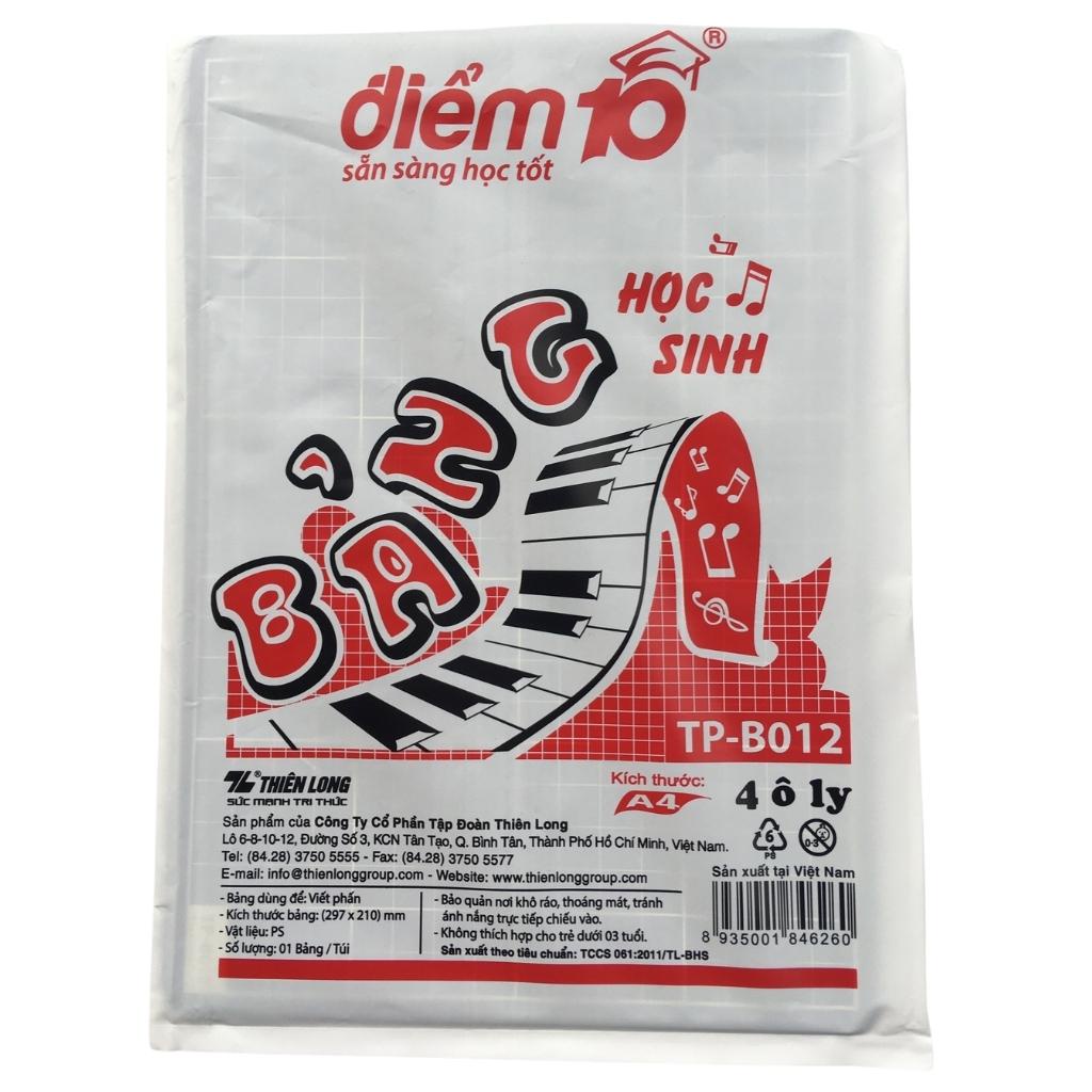 Bảng học thiên long sinh điểm 10 tp-b012