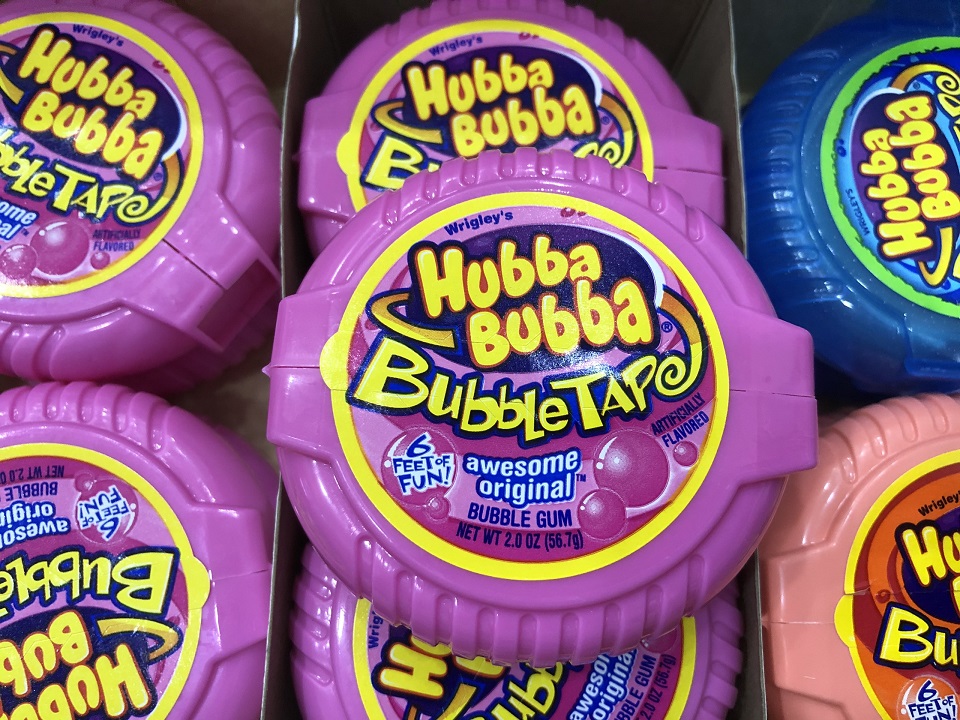 Kẹo hubba bubba của Mỹ