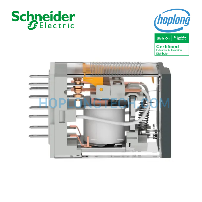 Relay trung gian RXM2LB1P7 Schneider - 2 Poles (8 chân)