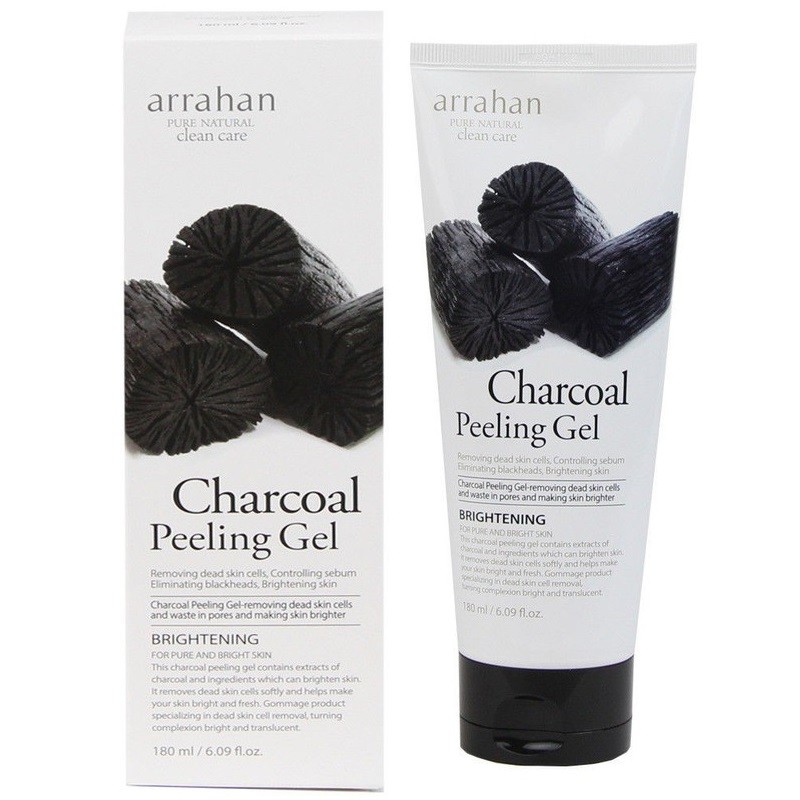 Tẩy da chết sáng da arrahan than hoạt tính - arthan
