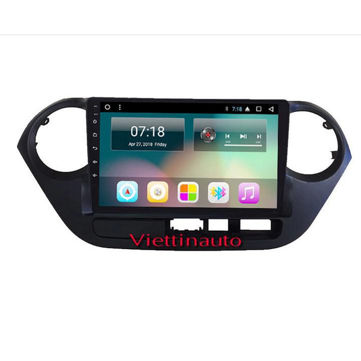 [HCM]Mặt Dưỡng Xe Huyndai I10 Lắp Màn Hình 9 In + Kèm Rắc Nguồn Zin -Rẻ Sập Sàn