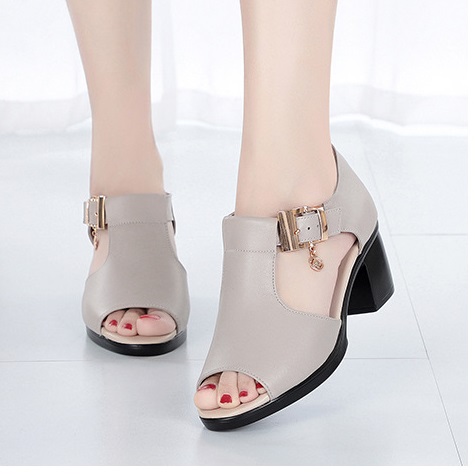 Giày cao gót nữ thời trang Hàn Quốc tăng 5 cm chiều