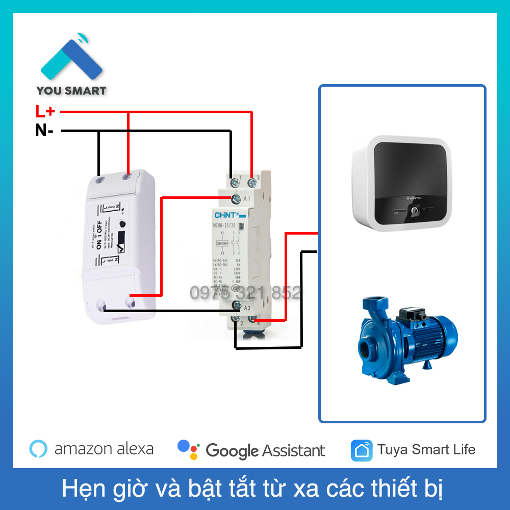 Công Tắc Thông Minh Wifi Tuya OnOff - Tuya Basic thay thế Sonoff.