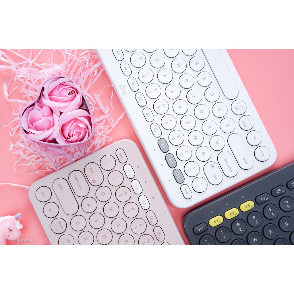 Bàn Phím Bluetooth Logitech K380 | K380s - giảm ồn, gọn nhẹ, đa thiết bị, Mac/ PC - Bảo Hành 12 Tháng