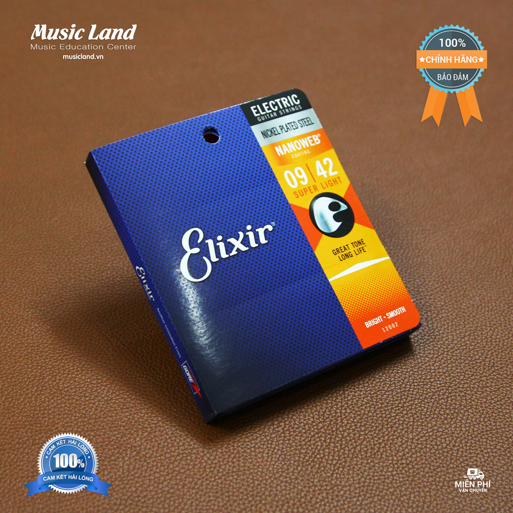 [HCM]Dây Đàn Guitar Điện Elixir 12002 – Chính hãng