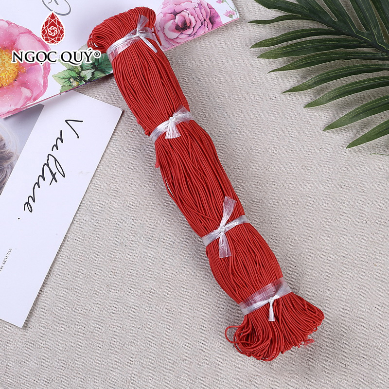 Bó dây thun co giản 0.8mm - Ngọc Quý Gemstones
