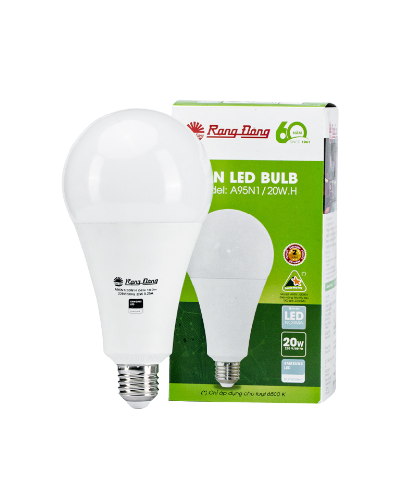Bóng Đèn Led Rạng Đông 3W,5W,7W,9W,12W,15W,20W,30W, Led Bulb Tròn, Ánh Sáng Trắng, Tiết Kiệm Điện, Siêu Sáng, Đuôi E27