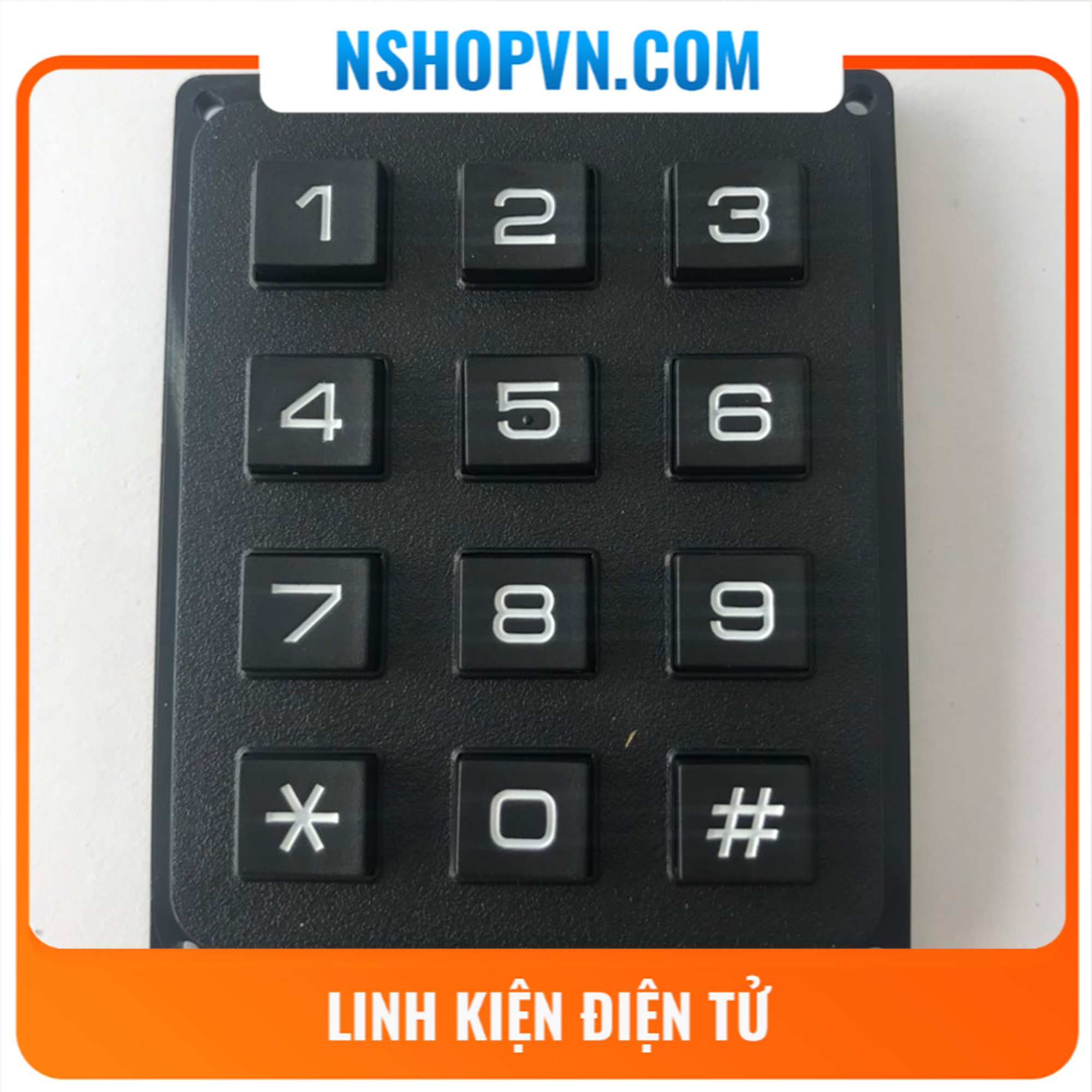 Bàn phím nhựa cứng 3x4