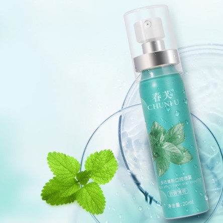 Xịt thơm miệng heyxi vị đào - bạc hà 15ml kháng khuẩn , thơm mát , khử mùi