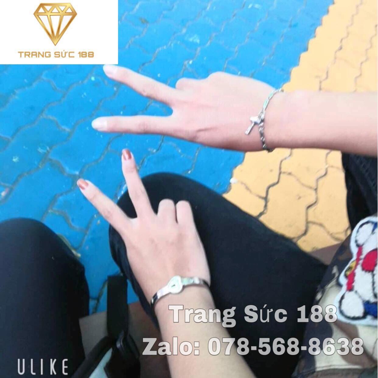 [HCM]Vòng Lắc Tay Ổ Khóa Chìa Tình Nhân