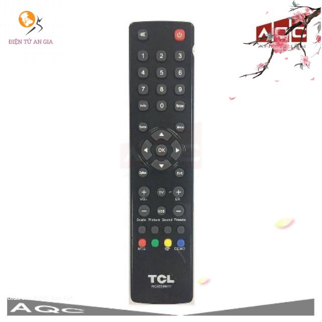 Điều khiển remote tivi tcl loại tv thường mã rc300m11 _