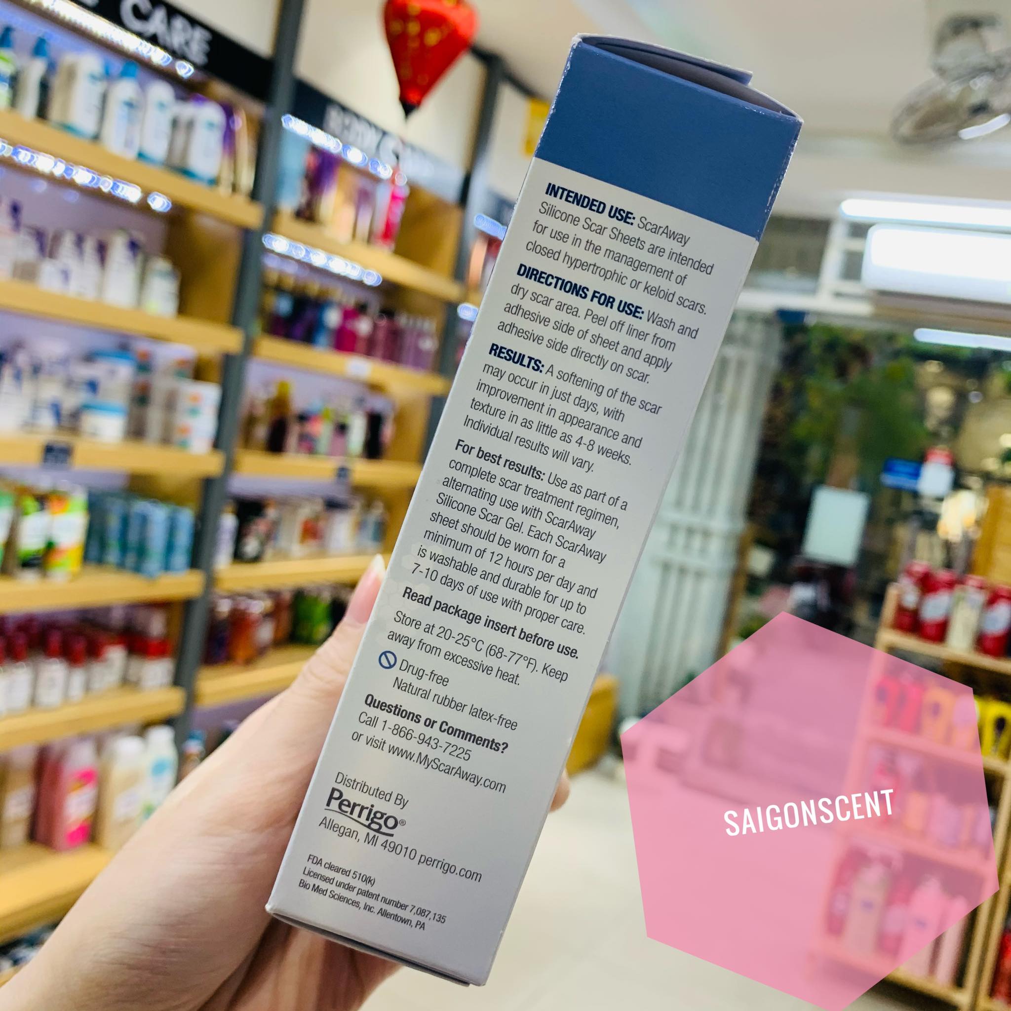 Miếng Dán Sẹo ScarAway Silicone Scar Sheets (8 miếng)