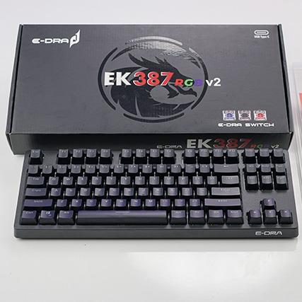Bàn phím cơ E-DRA EK387 V2 E-Dra Switch (USBC/Đen/Edra sw)