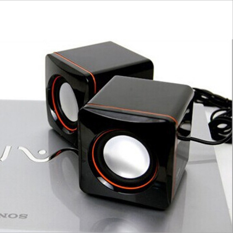 [ ĐEN ] Loa vi tính để bàn Mini 101 nguồn USB Loa giấy âm thanh thật