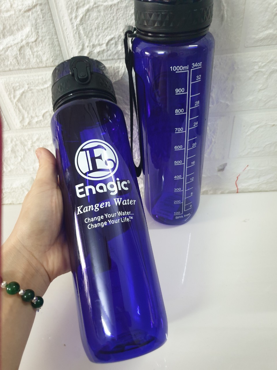 Bình Enagic Thể Tích 1L Đựng Nước Ion kiềm Giữ Hydrogen