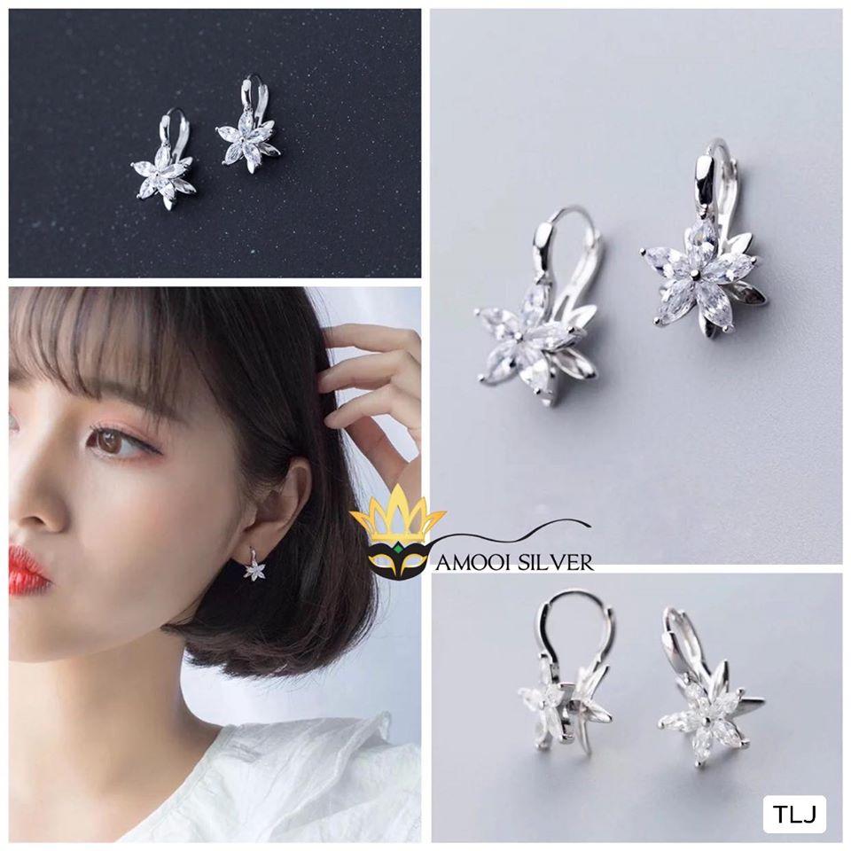 Bông tai bạc Ý cao cấp MS87