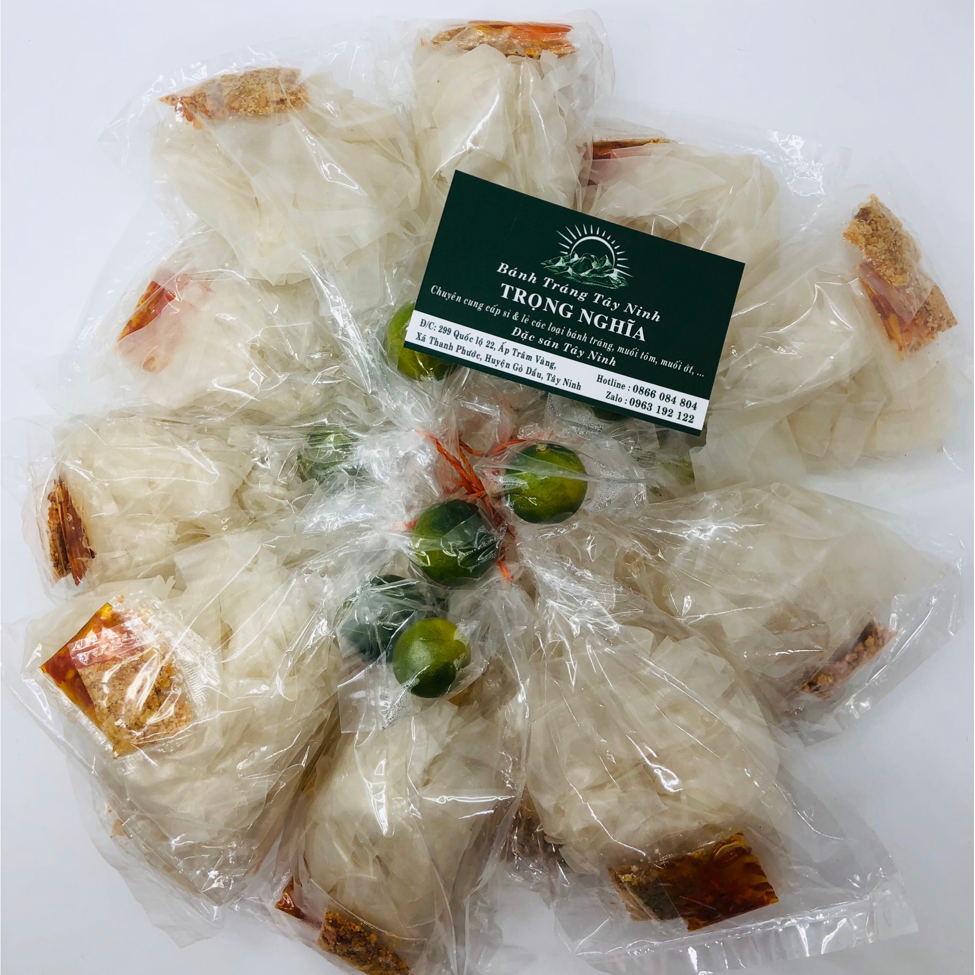 Bánh Tráng Phơi Sương Dầu Sate Xâu 12B