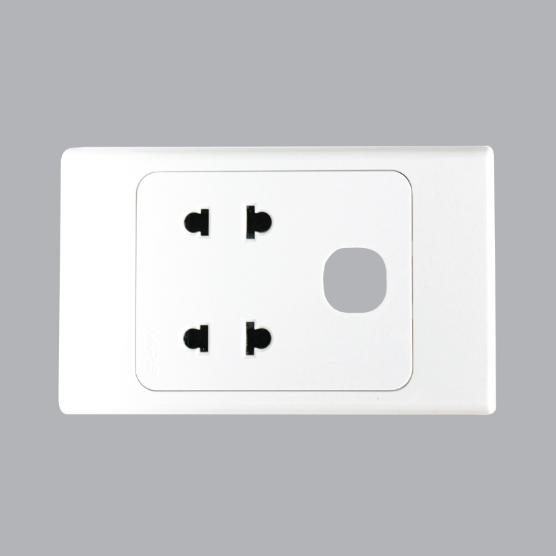 Ổ cắm kèm lỗ công tắc MPE