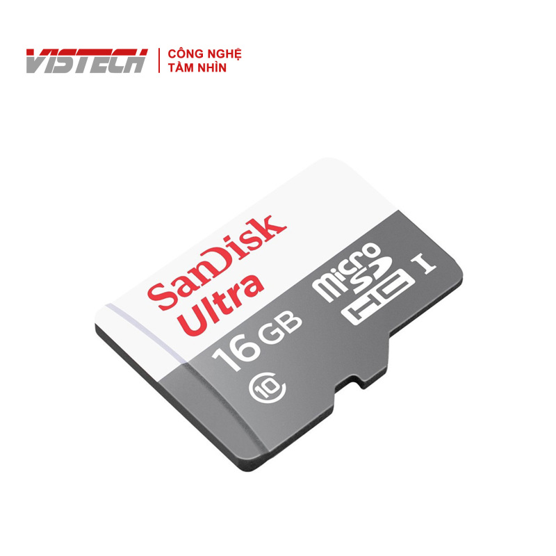 Thẻ Nhớ MicroSDHC SanDisk Ultra 16GB 80MB/s 533x SDSQUNS-016G-GN3MN