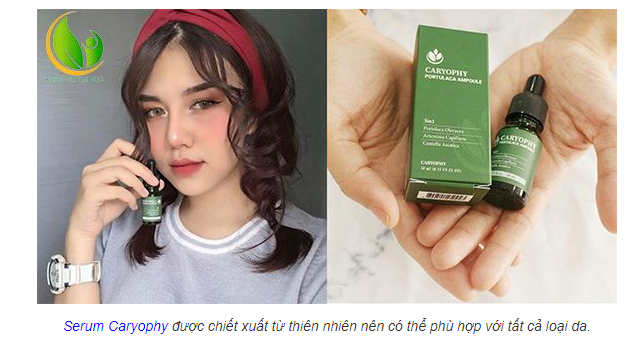 Serum Ngừa Mụn Thâm Dành Cho Da Nhờn Caryophy [KÈM VIDEO]