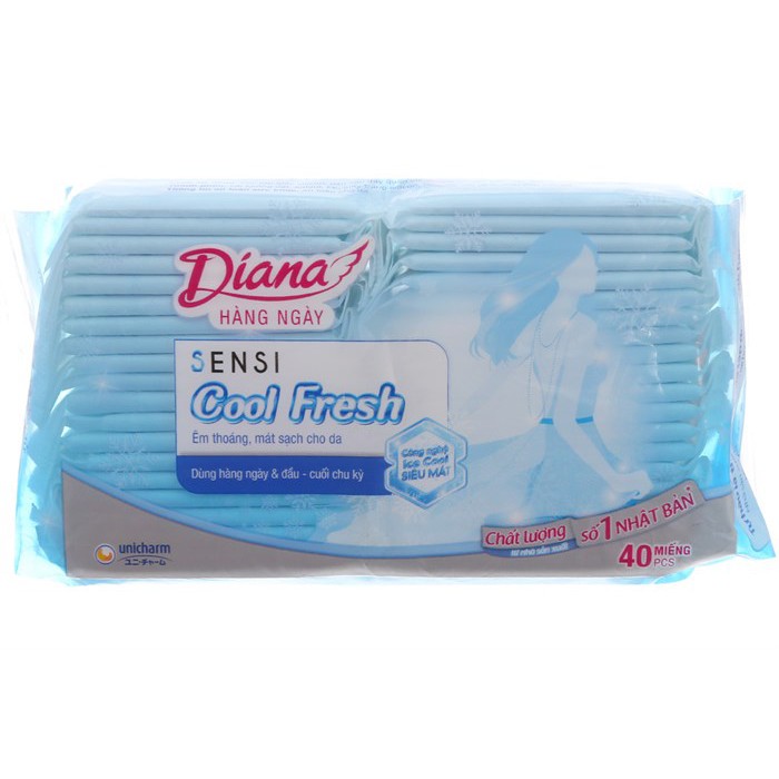 [HCM]Bvs Diana Hàng Ngày Cool Fresh 20 - 40 (Gói 20 miếng)