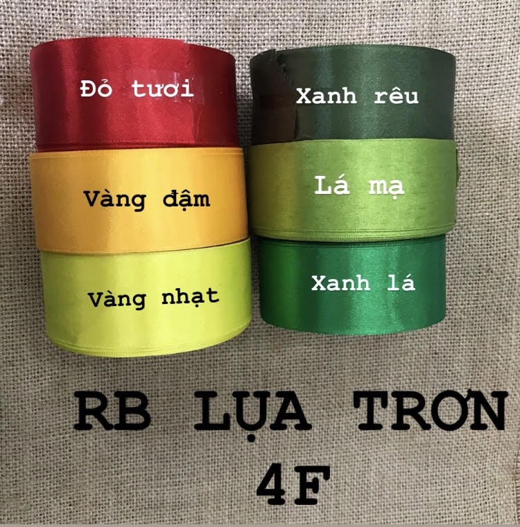 [HCM]RUY BĂNG LỤA TRƠN 4F