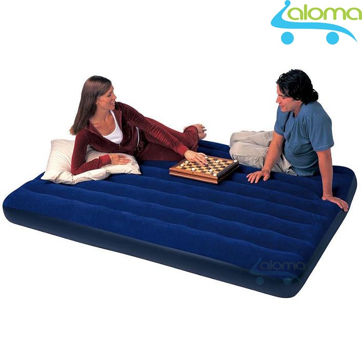 Đệm bơm hơi phủ nhung Intex 68759 (152x202x22cm)