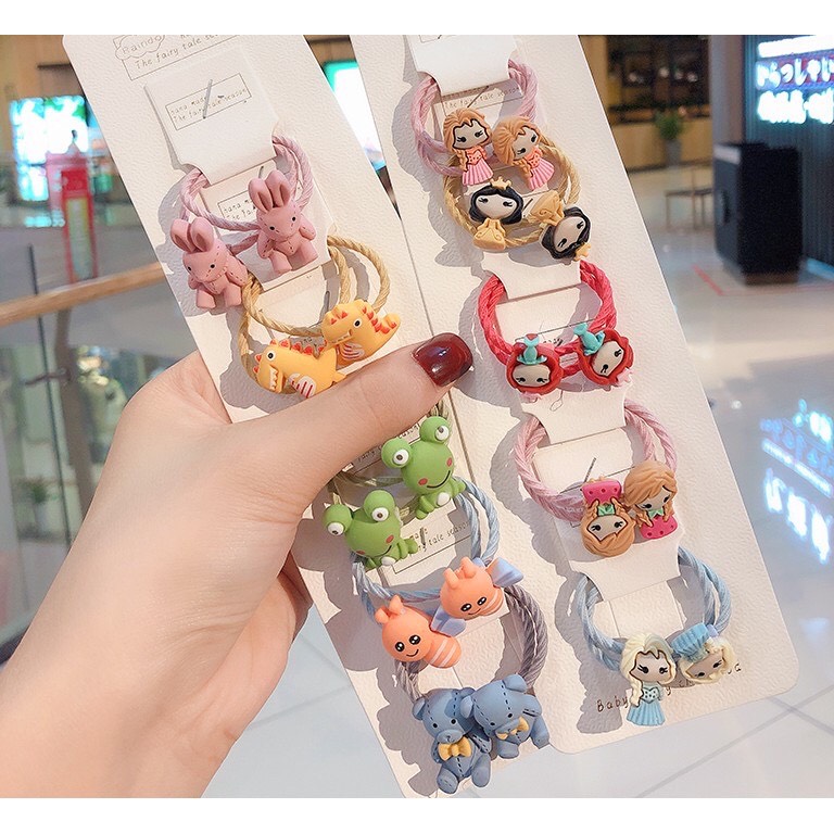SET 10 CÁI CỘT TÓC HÀN QUỐC SIÊU YÊU