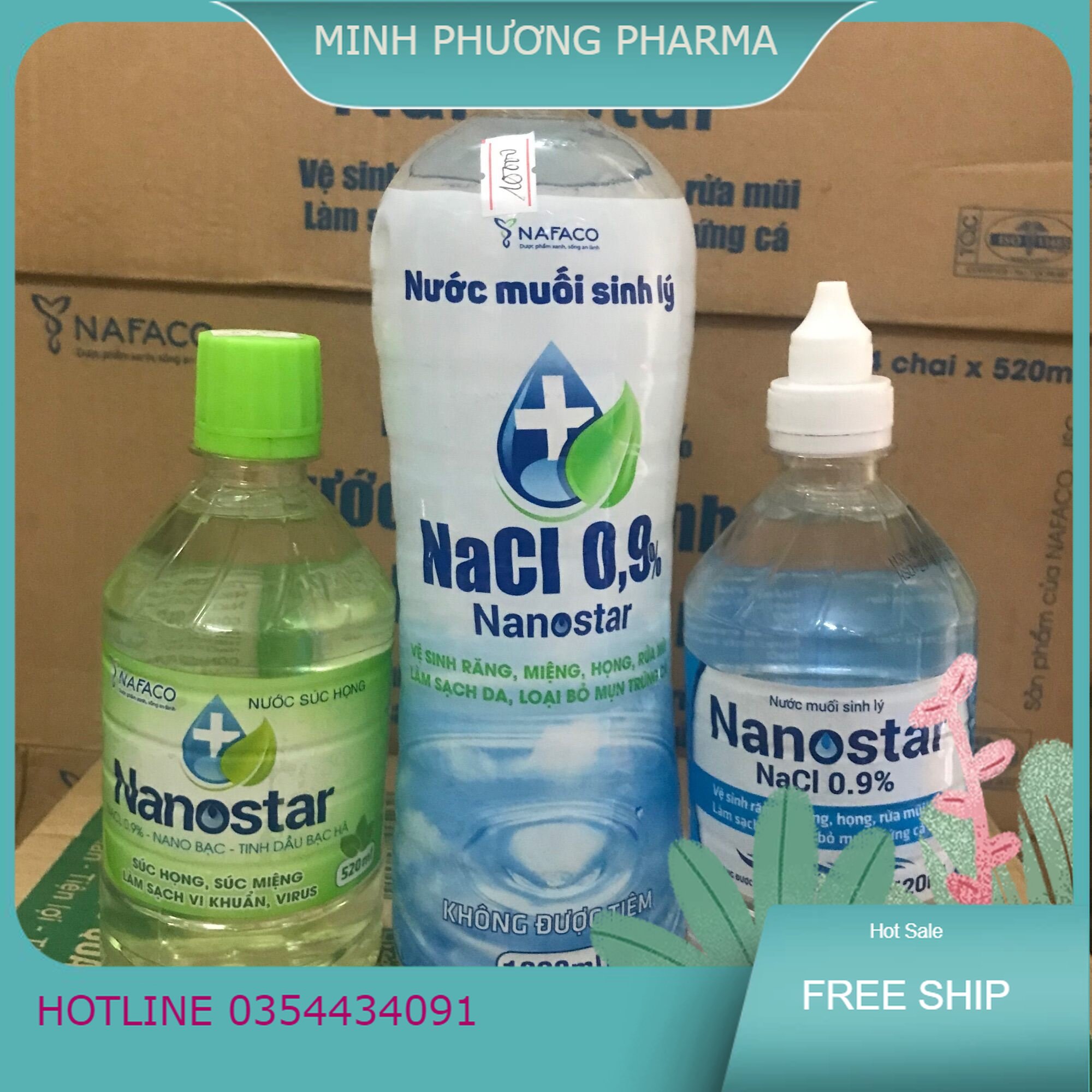 Nước muối sinh lý NACL 0,9%