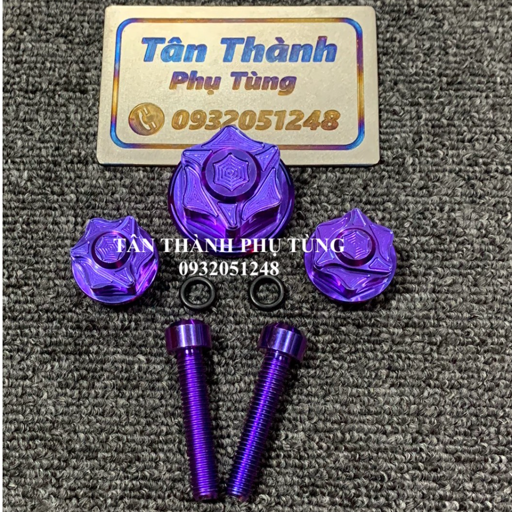 Bộ 5 con chảng ba satria-raider fi gr5 xanh tím