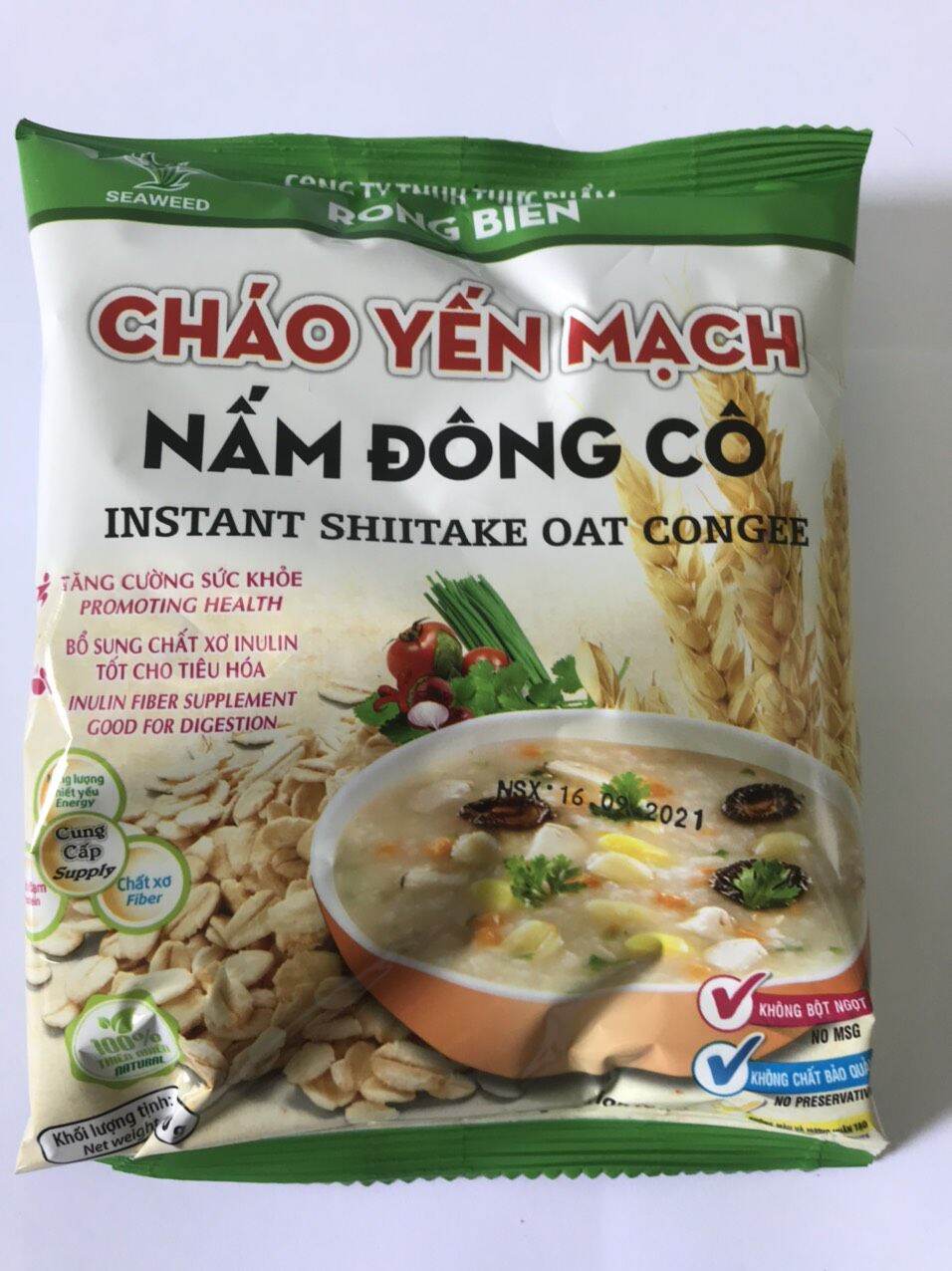 Cháo Yến Mạch Nấm Đông Cô
