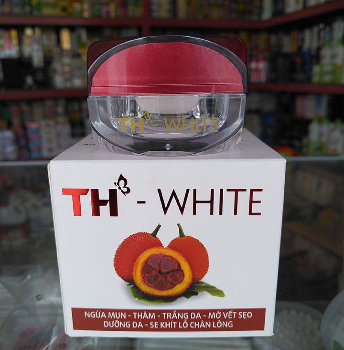 TH-White kem ngừa mụn - thâm - trắng da - mờ vết sẹo - dưỡng da - se khít lỗ chân lông 25g