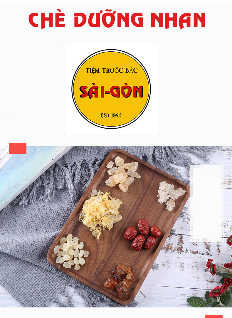 Chè Dưỡng Nhan - Set Nấu 2 người ăn