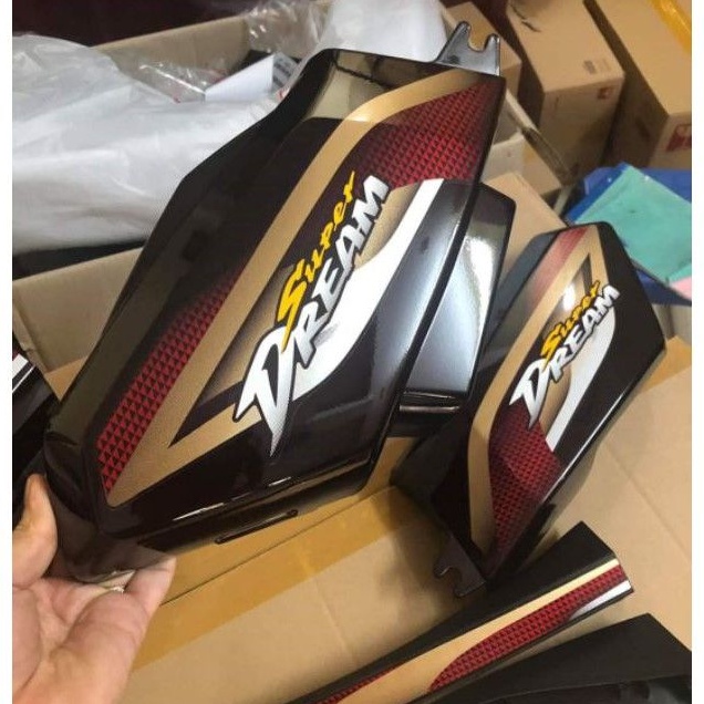Bộ tem Decal dán xe Super Dream 2002-2006 xịn 3 lớp