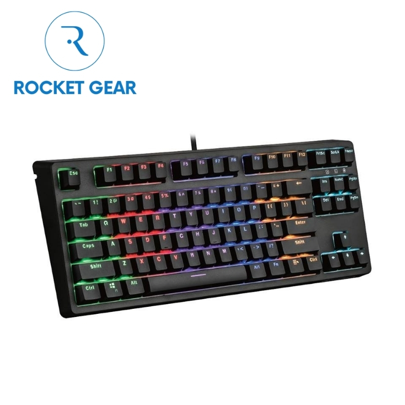Bàn Phím Cơ Rapoo V500se Rainbow Blue Switch | Top bán chạy Lazada Shopee Sendo Tiki 24 Bàn phím cơ E-Dra EK387 led Rainbow Huano Switch (Blue/ Brown/ Red Switch) - Hàng chính hãng