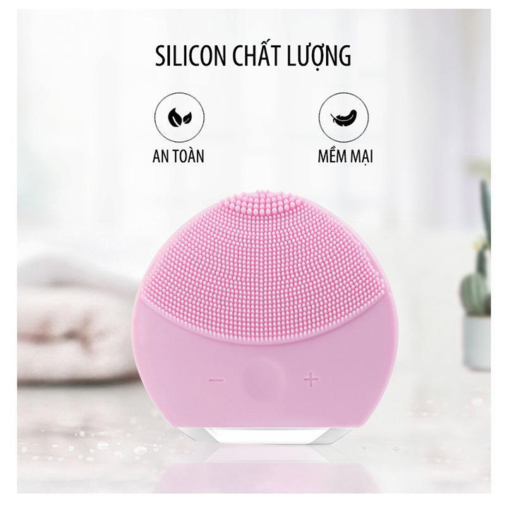 Máy rửa mặt dùng sạc Forever massage da mặt, làm sạch sâu da mặt