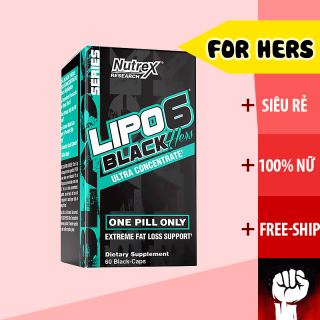 [HCM]Nutrex Lipo-6 Black Hers Ultra Concentrate Viên Uống Đốt Mỡ Cao Cấp Dành Cho Nữ 60 Viên - Chính Hãng thumbnail