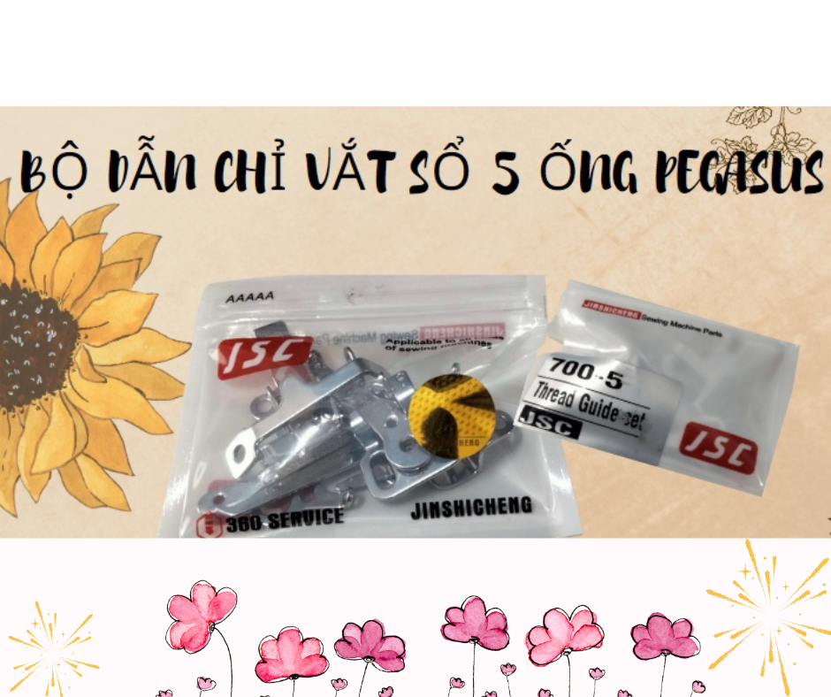 BỘ DẪN CHỈ VẮT SỔ 5 ỐNG PEGASUS