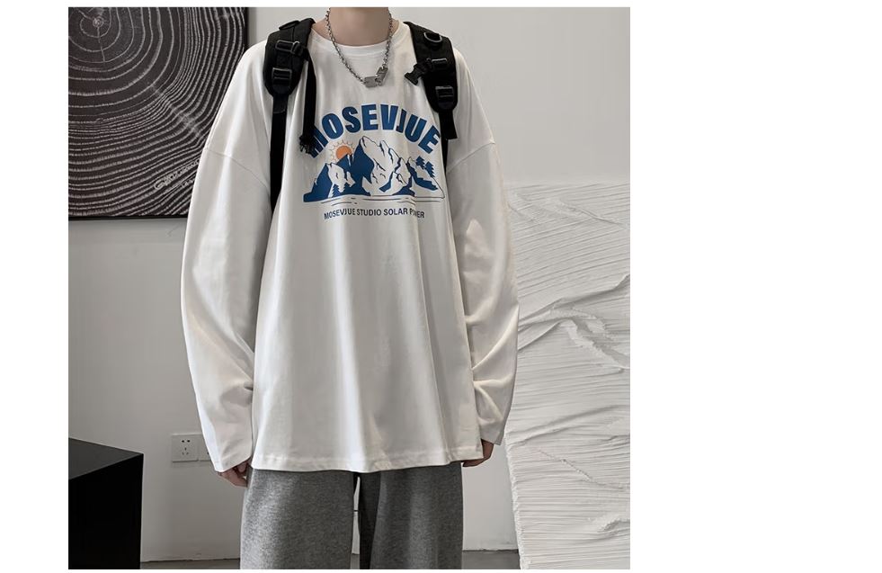 Áo thun tay dài unisex nam MOVE